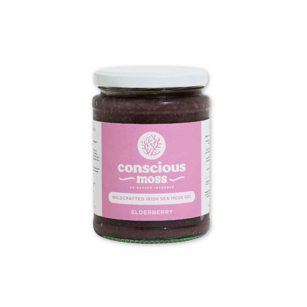 Elderberry Irish Sea Moss Gel 500ml