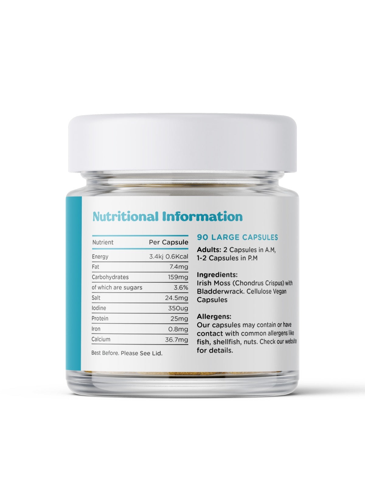 Organic Irish Sea Moss Capsules